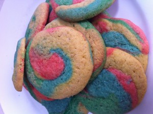 rainbow biscuits