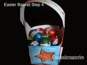 Easter Basket Colouring Activity {Craft} For Kids