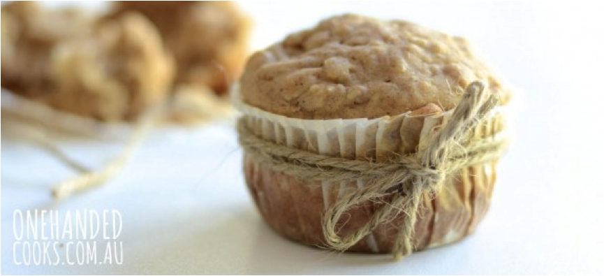pear macadamia and quinoa muffins