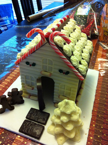 Christmas chocolate house